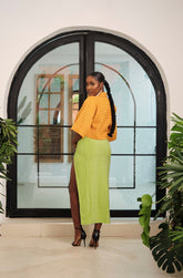 Crop Jacket (Mustard)